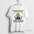 Officials Grinch Middle Finger You Talk So Much Shit I Dont Know Whether Premium T-Shirts, Hoodie, Sweatshirt