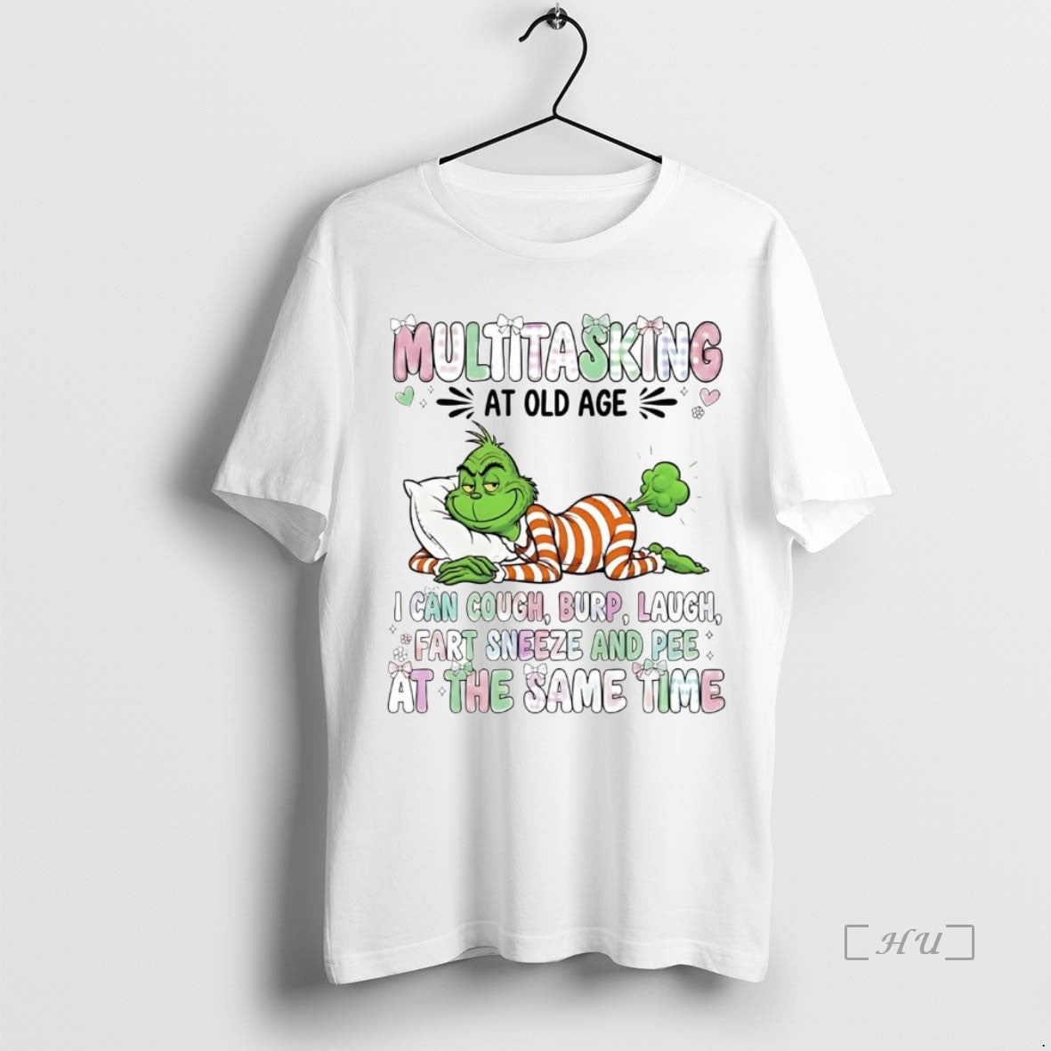 Officials Grinch Multitasking Fart Sneeze And Pee At The Same Time Christmas Premium T Shirts Hoodie, Sweatshirt