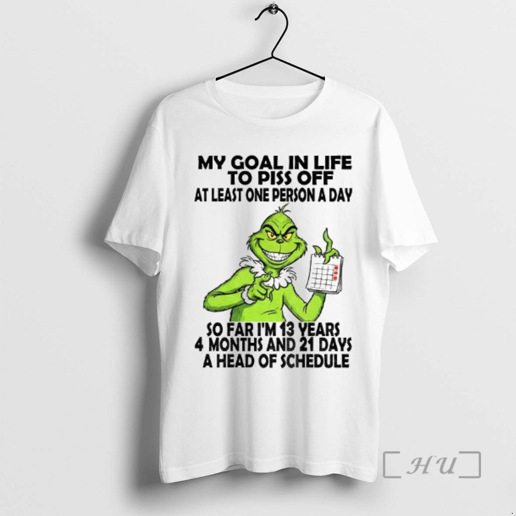Officials Grinch My Goal In Life To Piss Off At Least One Person A Day T-Shirts, Hoodie, Sweatshirt | InkRitualCo.com