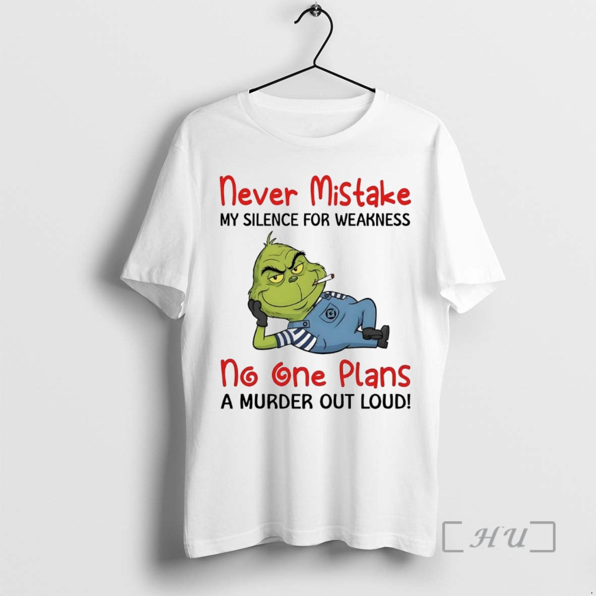 Officials Grinch Never Mistake No One Plans A Murder Out Loud Premium T Shirts Sweater Hoodie, Sweatshirt | InkRitualCo.com