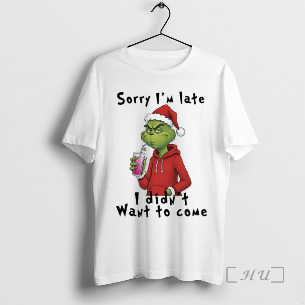 Officials Grinch Sorry Im Late I Didnt Want To Come Christmas Premium T Shirts Sweater Hoodie, Sweatshirt | InkRitualCo.com