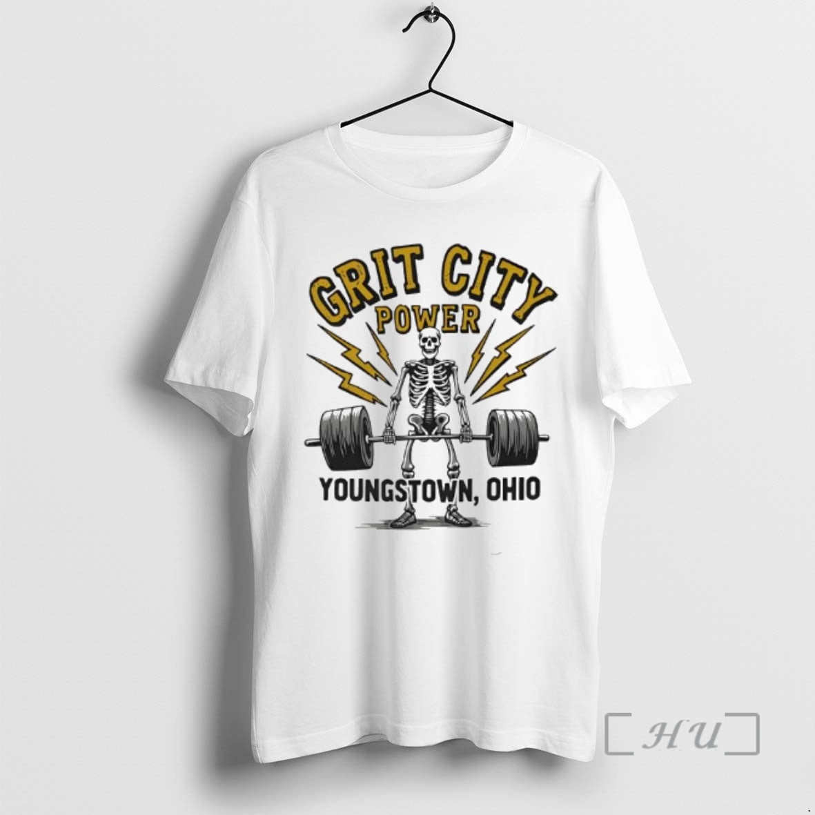 Officials Grit City Power Youngs Twon Ohio Skeleton T-Shirts, Hoodie, Sweatshirt | InkRitualCo.com