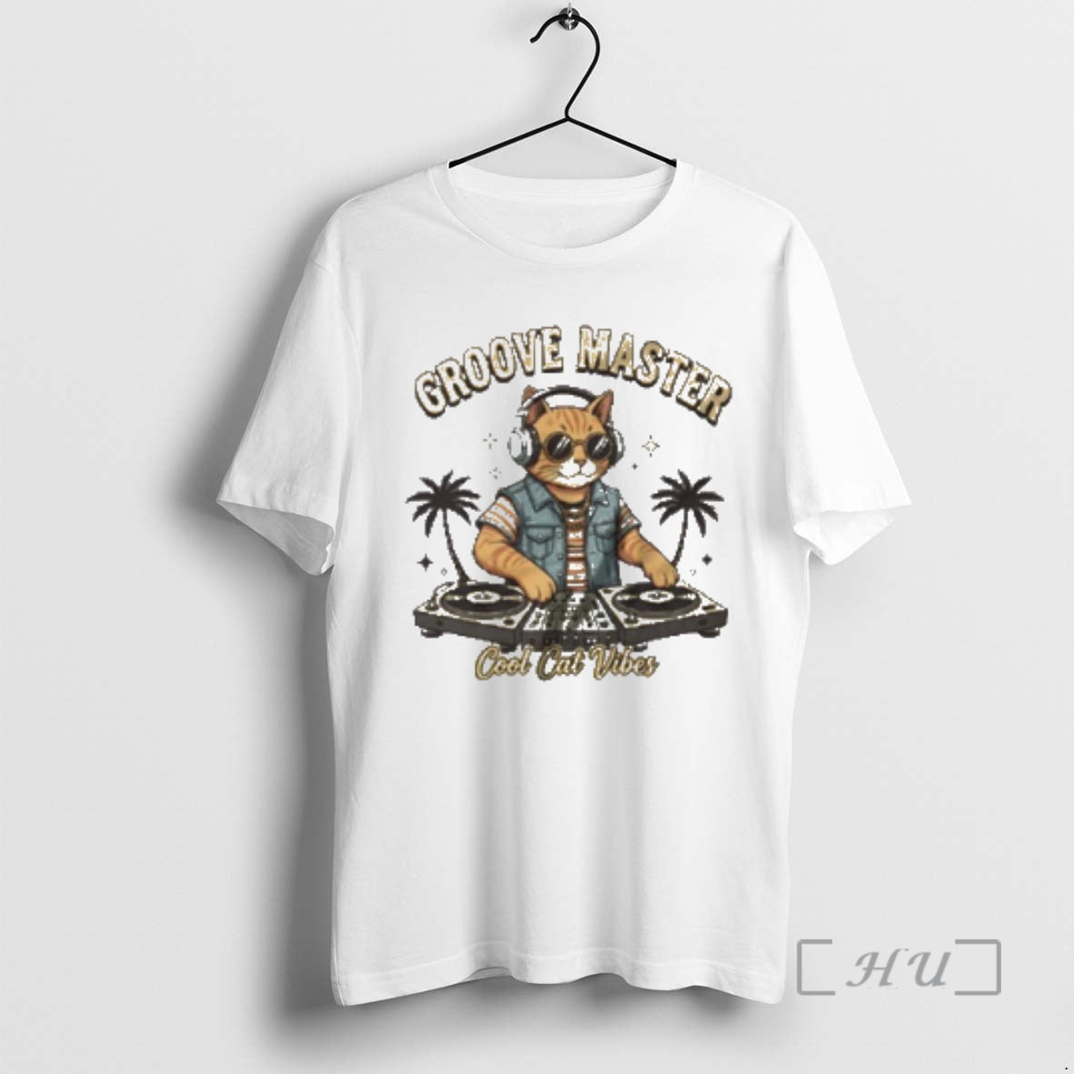 Officials Groove Master Cool Dj Cat Vintage T-Shirts, Hoodie, Sweatshirt | InkRitualCo.com