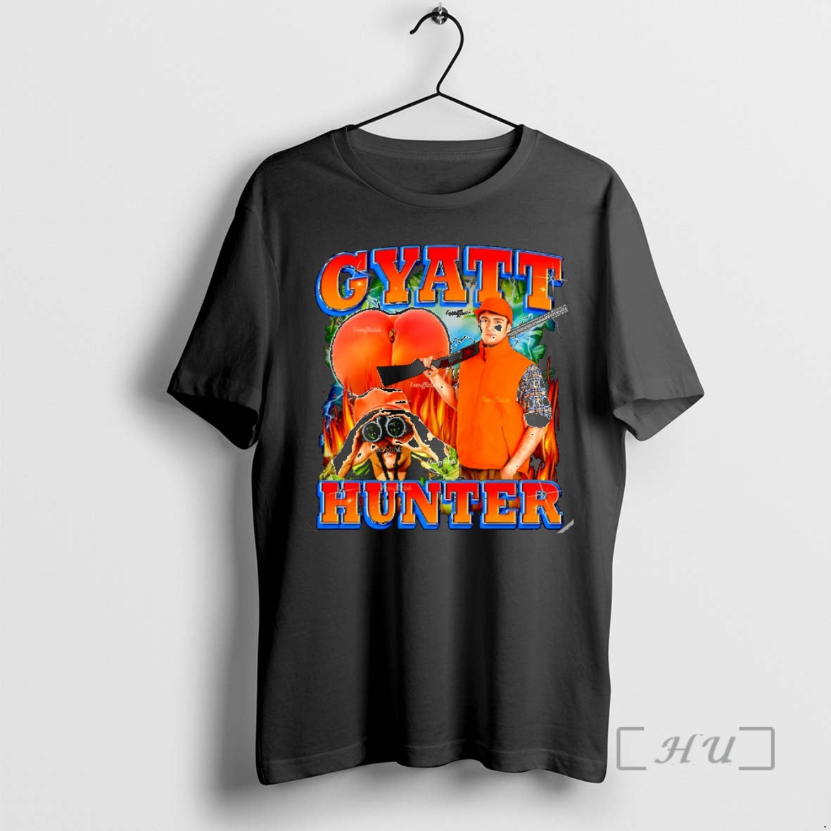 Officials Gyatt Hunter Peach Graphic Christmas T-Shirts, Hoodie, Sweatshirt | InkRitualCo.com