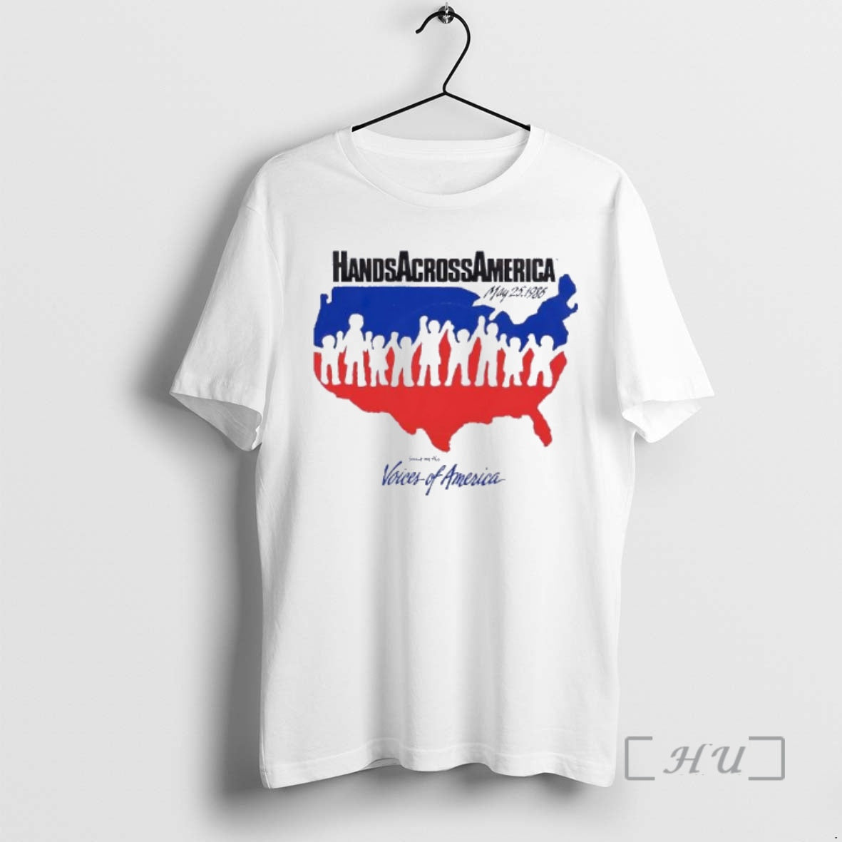 Officials Hands Across America May 25 1986 Sung By The Voices Of America Premium T-Shirts, Hoodie, Sweatshirt
