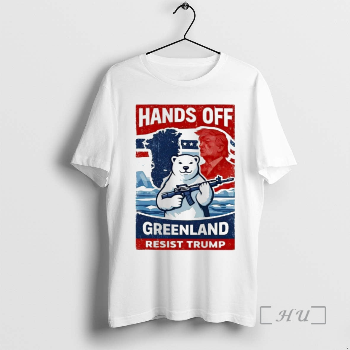 Officials Hands Off Greenland Resist Trump Polar Bear T-Shirts, Hoodie, Sweatshirt | InkRitualCo.com