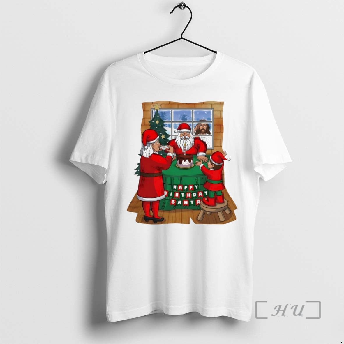 Officials Happy Birthday Santa Christmas Circle T-Shirts, Hoodie, Sweatshirt | InkRitualCo.com