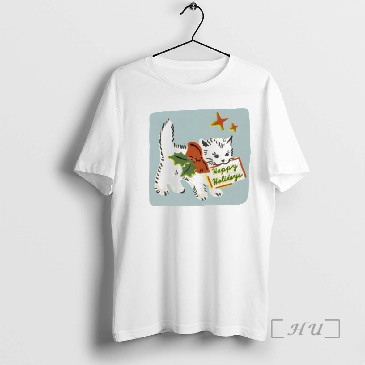 Officials Happy Holidays Cat Yarrow Goods T-Shirts, Hoodie, Sweatshirt | InkRitualCo.com
