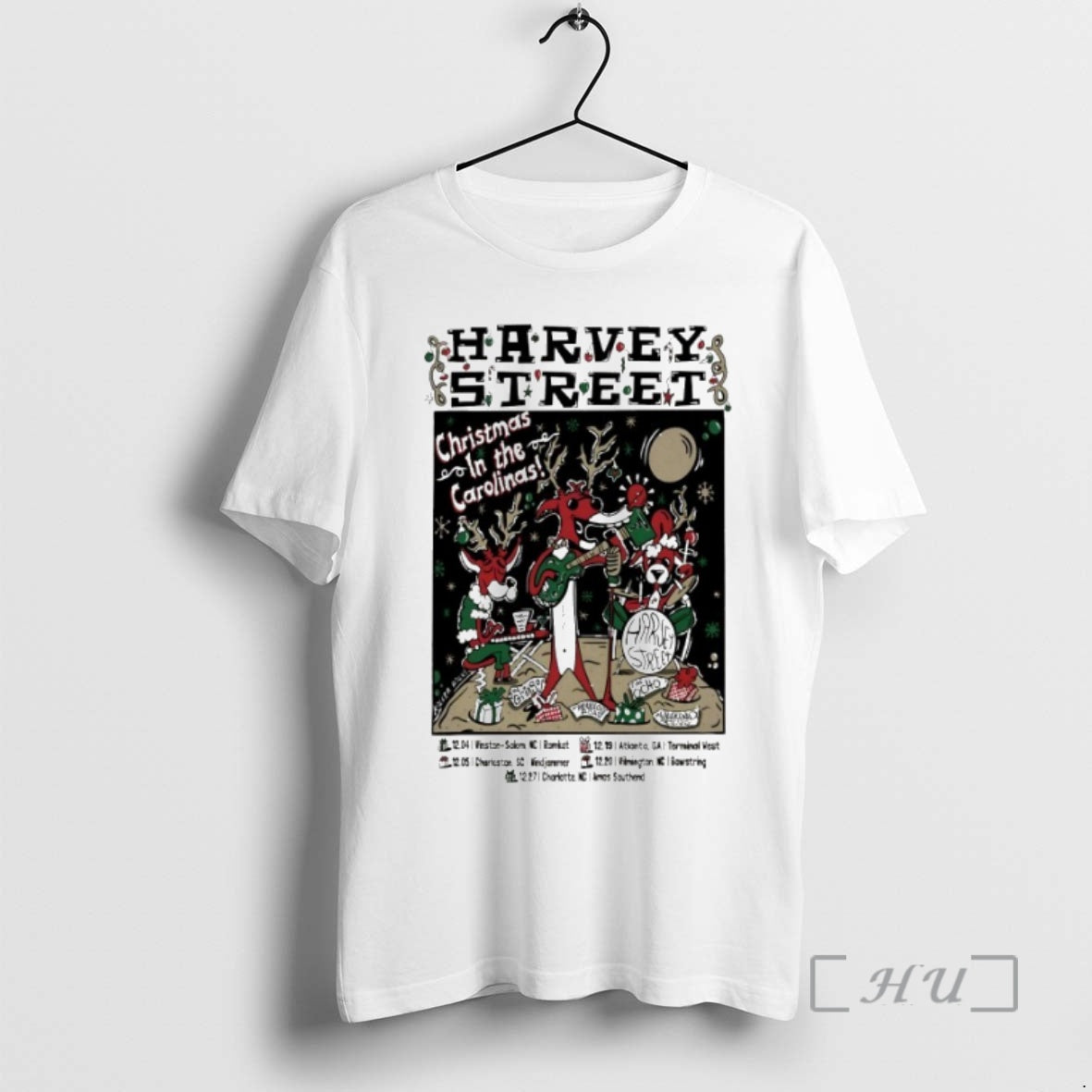 Officials Harvey Street 2026 Christmas In The Carolinas Shows T-Shirts, Hoodie, Sweatshirt | InkRitualCo.com