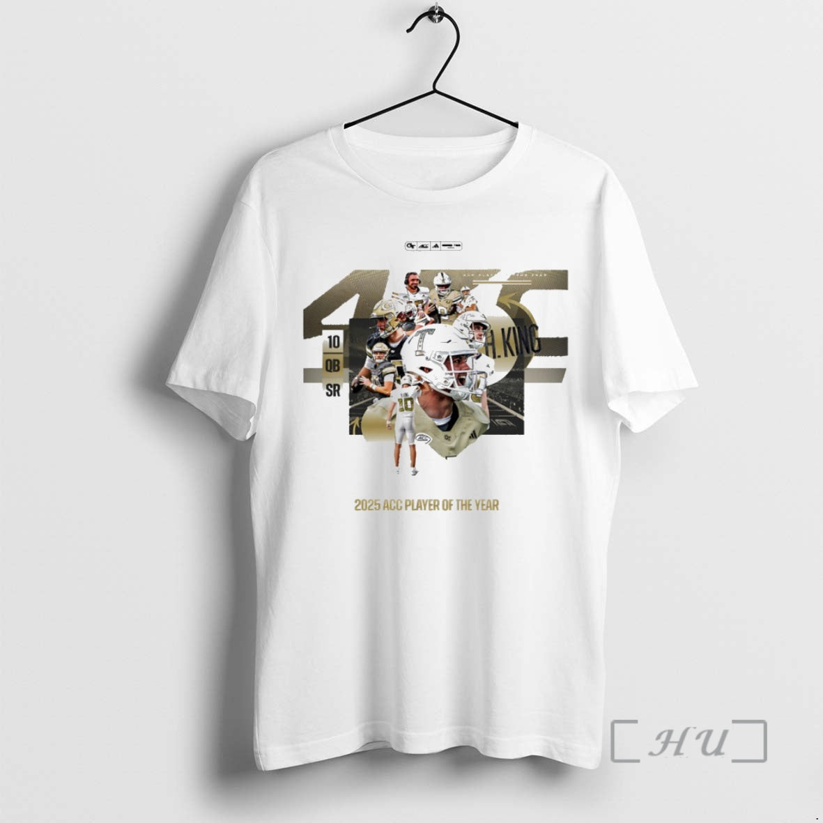 Officials Haynes King Georgia Tech Yellow Jackets 2025 Acc Player Of The Year Circle Premium T-Shirts, Hoodie, Sweatshirt