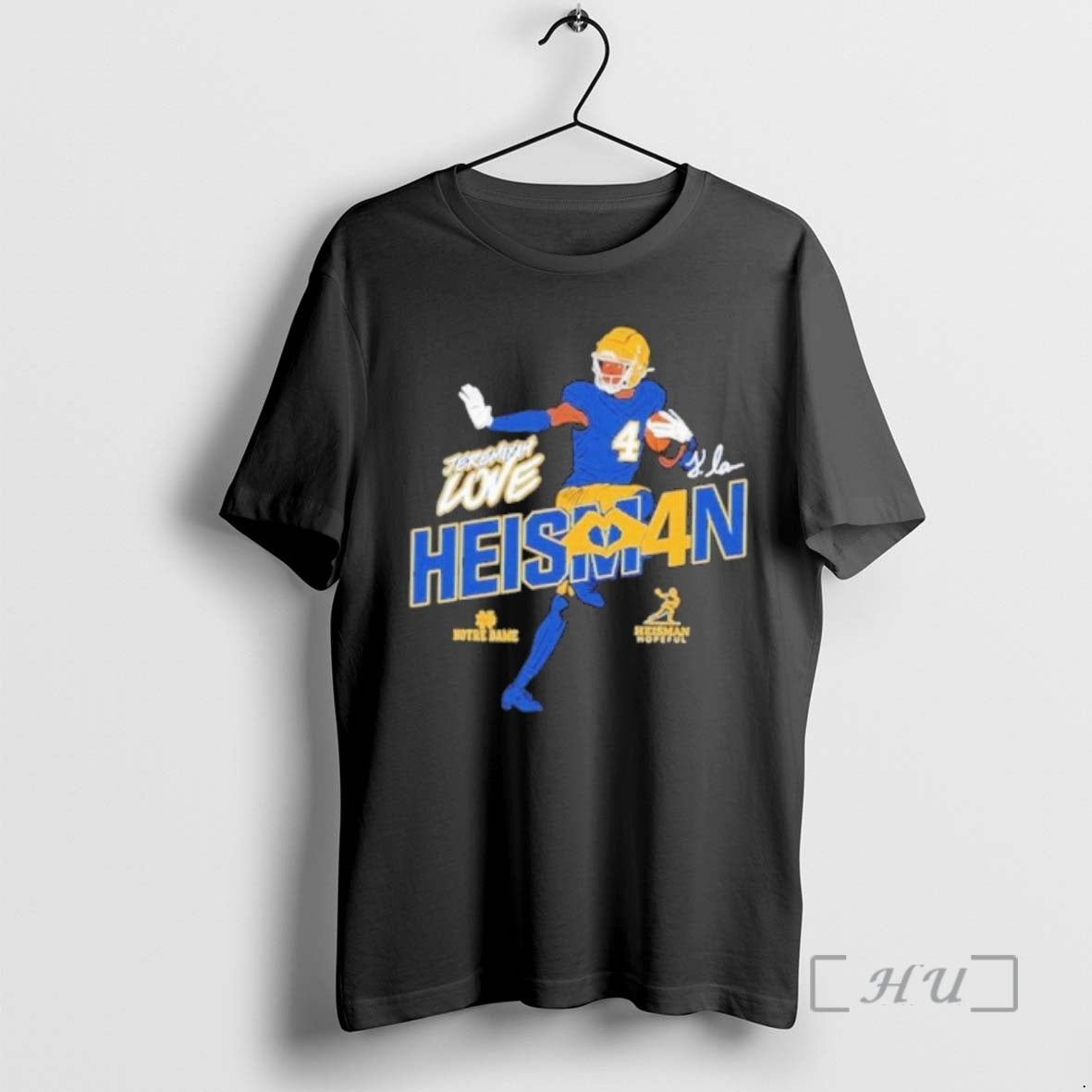 Officials Heisman Stance Jeremiyah Love Notre Dame Fighting Irish T-Shirts, Hoodie, Sweatshirt | InkRitualCo.com