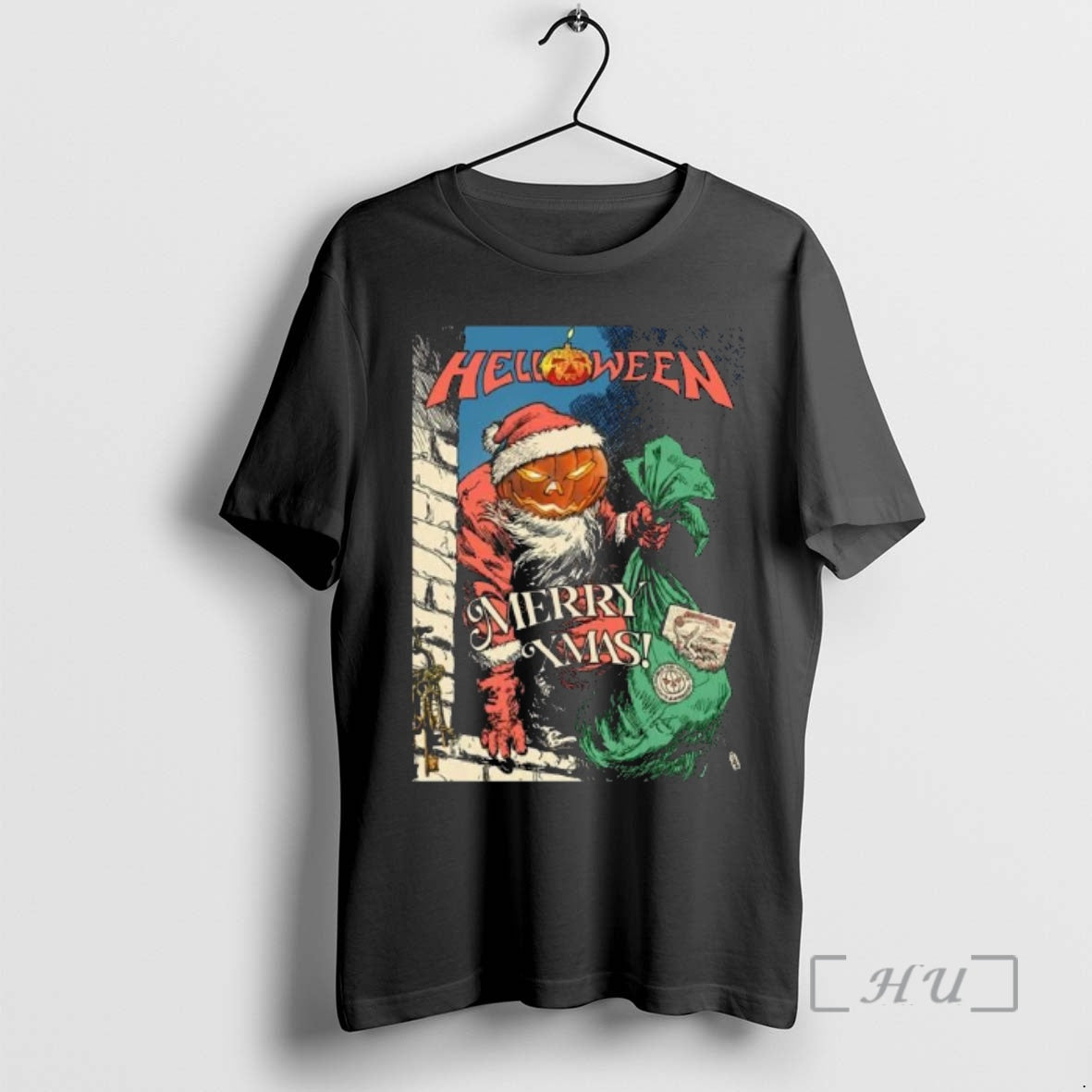 Officials Helloween Merry Xmas Pumpkin Powered Santa T-Shirts, Hoodie, Sweatshirt | InkRitualCo.com