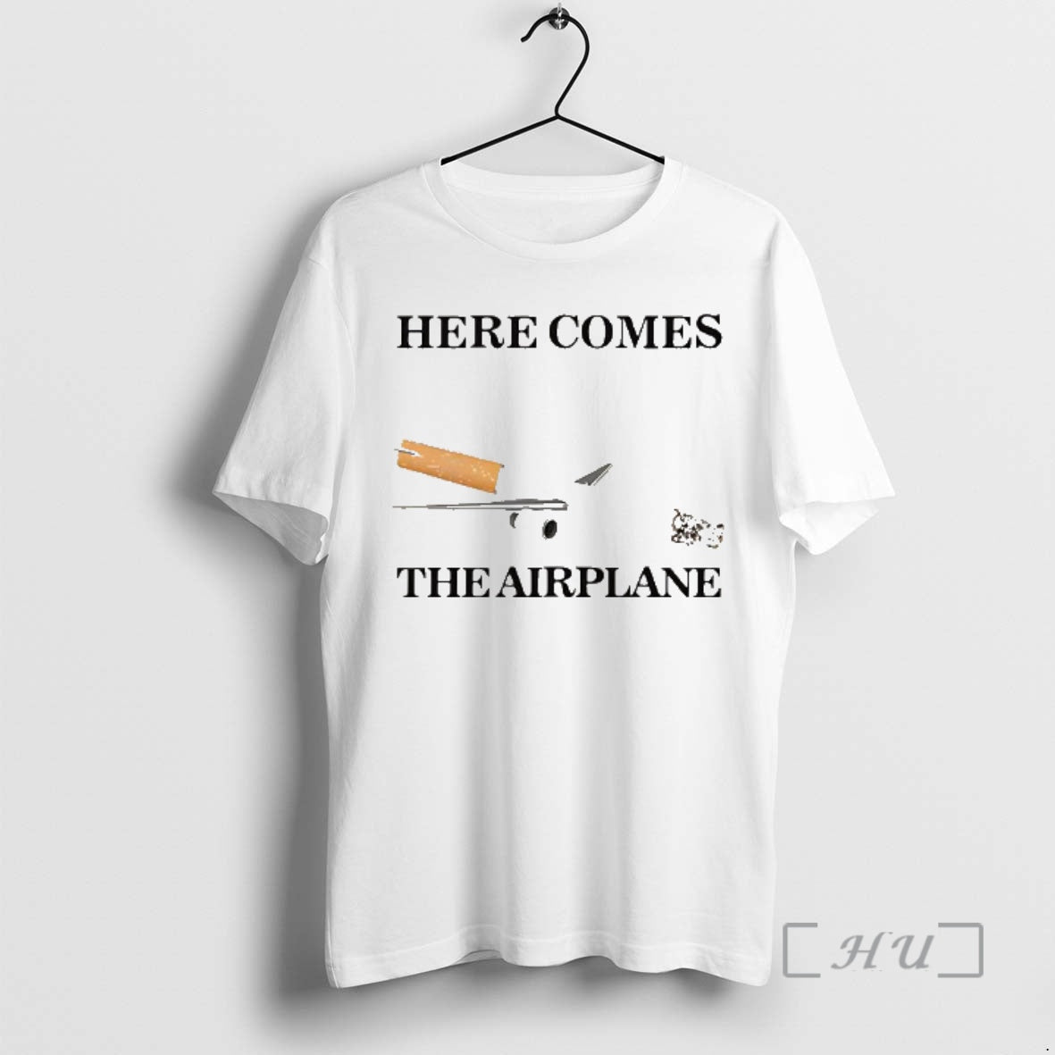 Officials Here Comes The Airplane Cigarette Plane Caricature T-Shirts, Hoodie, Sweatshirt | InkRitualCo.com