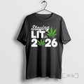 Officials High Wasted Marijuana Weed Staying Lit In 2026 T-Shirts, Hoodie, Sweatshirt | InkRitualCo.com