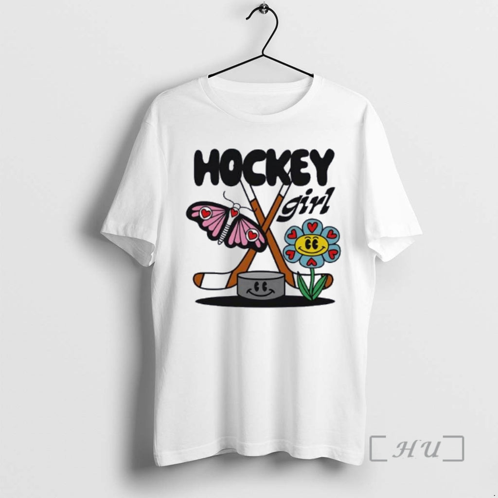 Officials Hockey Girl Toddler Butterfly And Flower T-Shirts, Hoodie, Sweatshirt | InkRitualCo.com