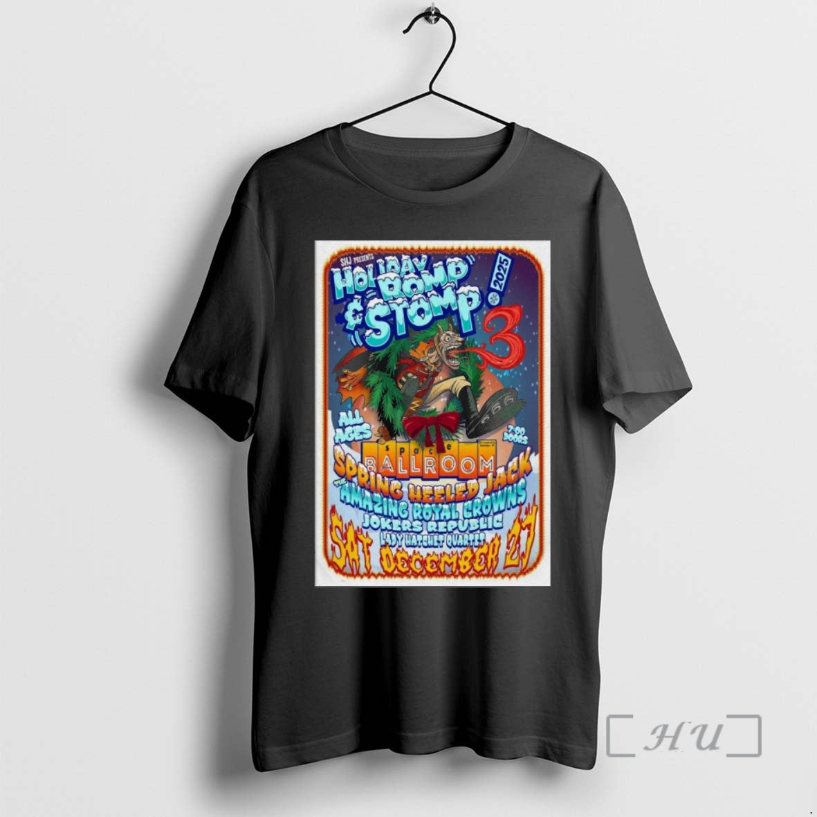 Officials Holiday Romp Space Ballroom December 27 2025 Hamden Ct T-Shirts, Hoodie, Sweatshirt | InkRitualCo.com