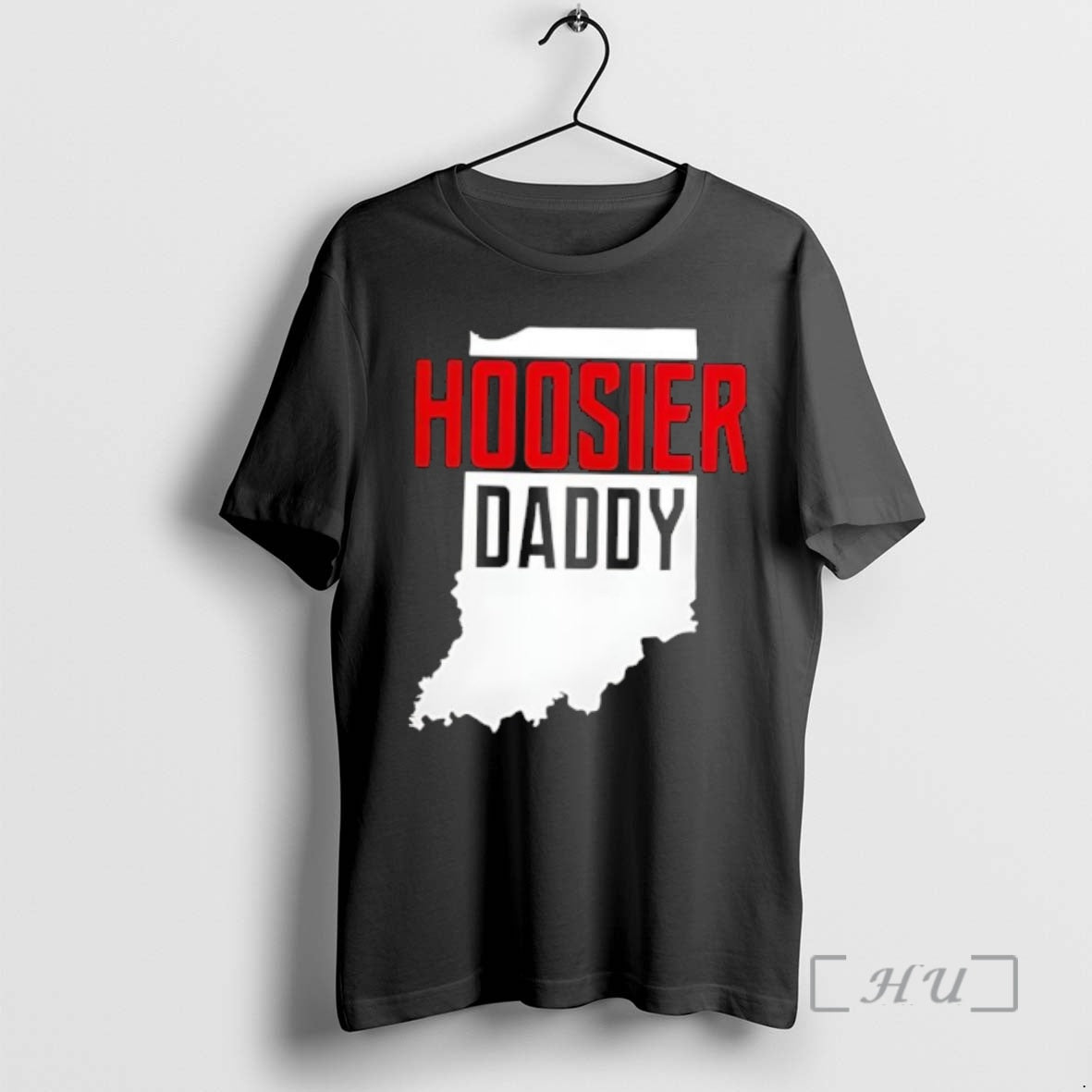Officials Hoosier Daddy Indiana State Map T-Shirts, Hoodie, Sweatshirt | InkRitualCo.com