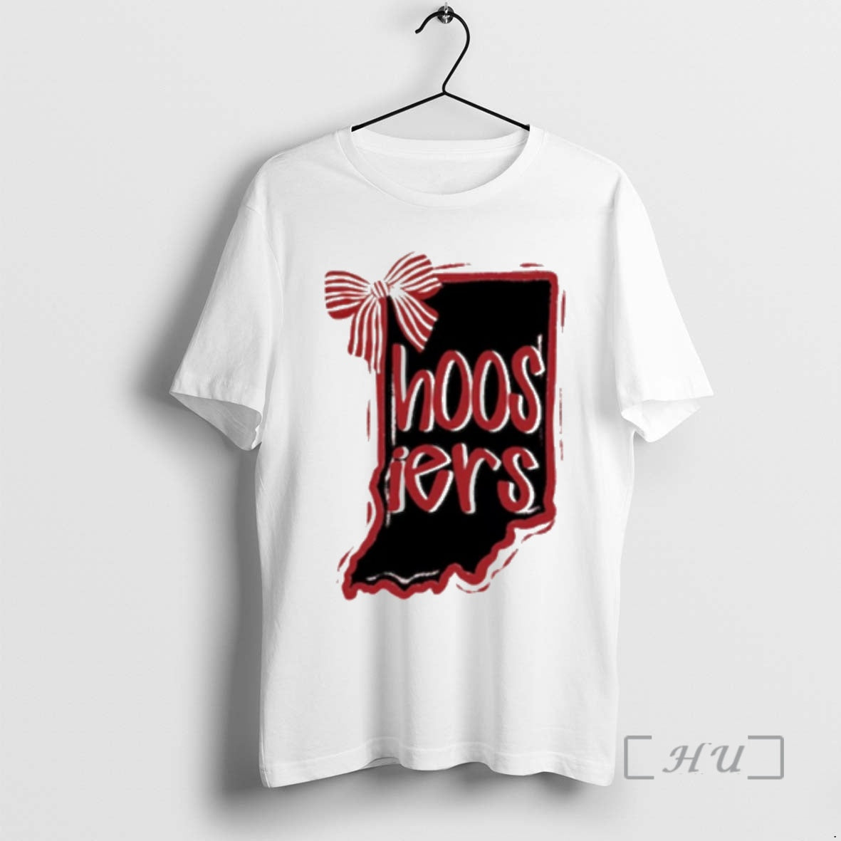 Officials Hoosiers Indiana Game Day State Outline Bow T-Shirts, Hoodie, Sweatshirt | InkRitualCo.com