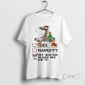 Officials Horse Christmas Nice Naughty My Sister Made Me Do It Premium T Shirts Sweater Hoodie, Sweatshirt | InkRitualCo.com