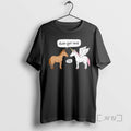 Officials Horse And Unicorn Dude Get Real No Ornaments T-Shirts, Hoodie, Sweatshirt | InkRitualCo.com