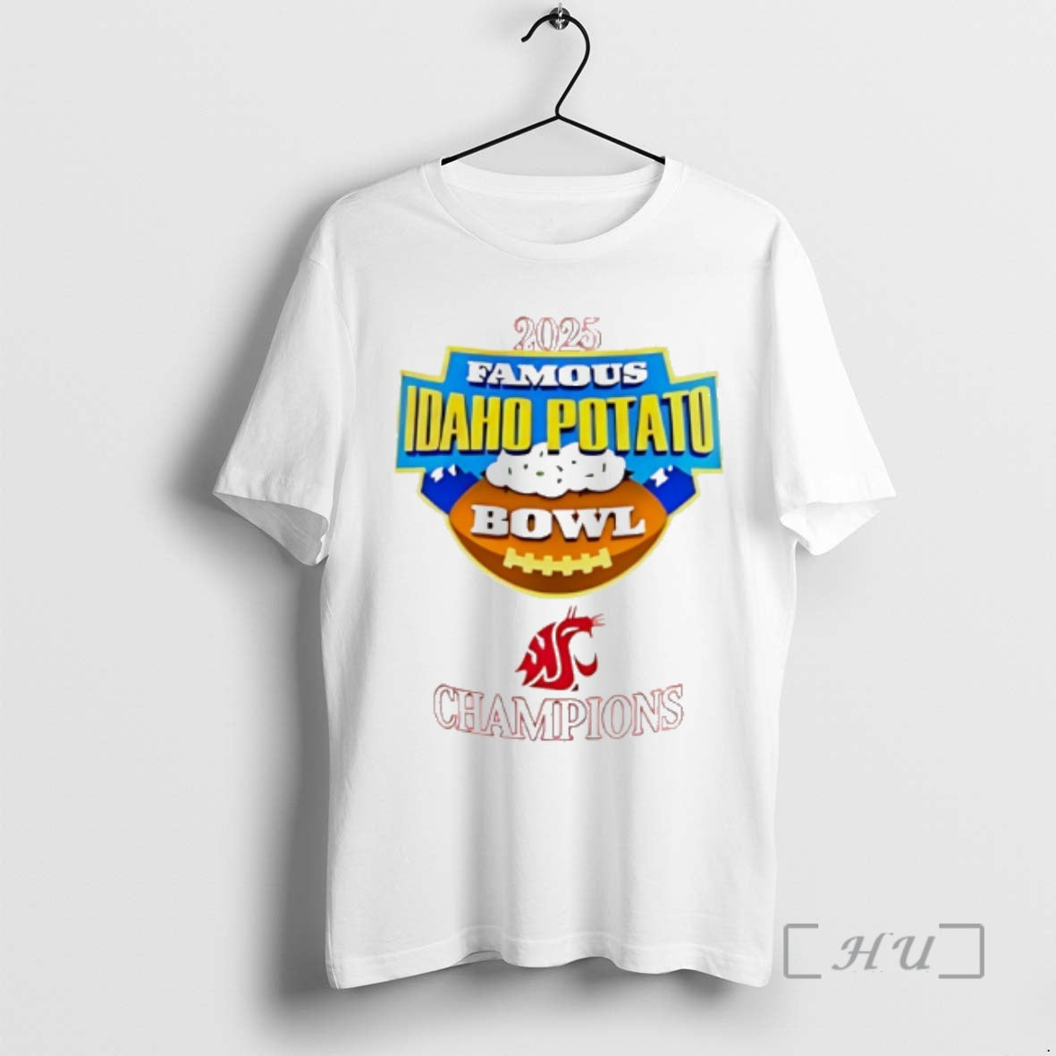 Officials Houston Cougars 2025 Famous Idaho Potato Bowl Champions Logo T-Shirts, Hoodie, Sweatshirt | InkRitualCo.com