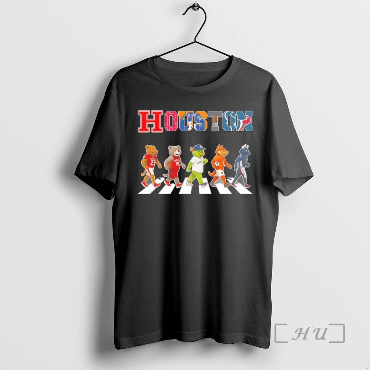 Officials Houston Mascot Sports Team Abbey Road T-Shirts, Hoodie, Sweatshirt | InkRitualCo.com