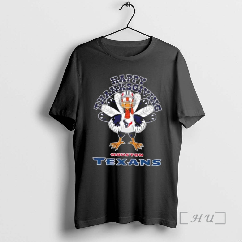 Officials Houston Texans Football X Turkey Happy Thanksgiving T-Shirts, Hoodie, Sweatshirt | InkRitualCo.com
