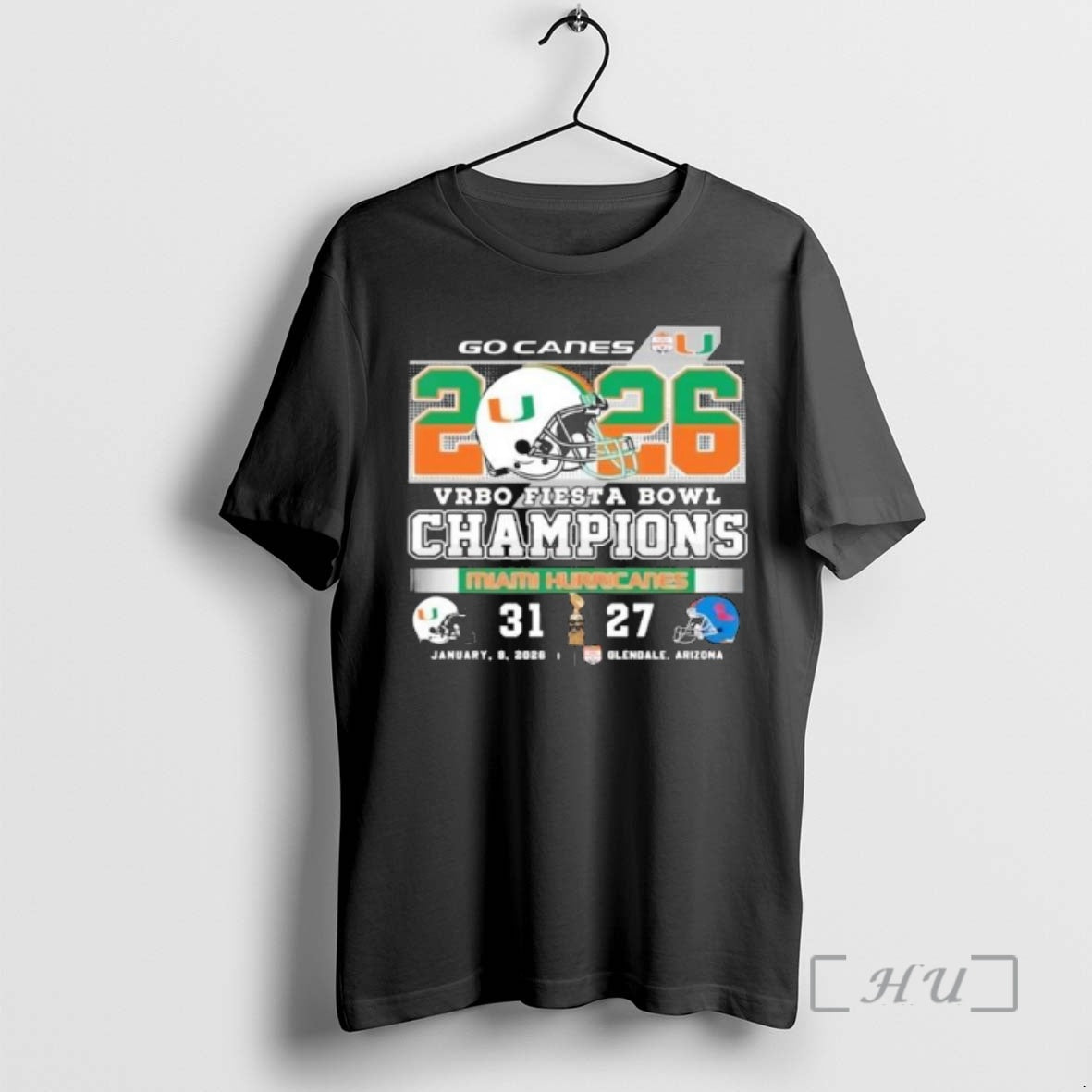 Officials Hurricanes 31 27 Rebels 2026 Fiesta Bowl Champions T-Shirts, Hoodie, Sweatshirt | InkRitualCo.com