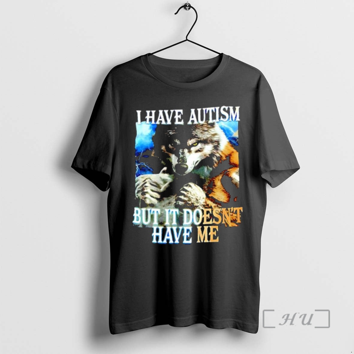 Officials I Have Autism But It Doesnt Have Me Wolf Graphic Premium T Shirts Sweater Hoodie, Sweatshirt | InkRitualCo.com