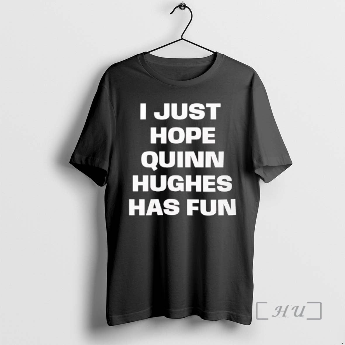Officials I Just Hope Quinn Hughes Has Fun Text T-Shirts, Hoodie, Sweatshirt | InkRitualCo.com