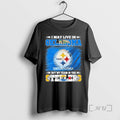 Officials I May Live In Oklahoma Flag But My Team Is The Steelers Premium T-Shirts, Hoodie, Sweatshirt | InkRitualCo.com