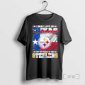Officials I May Live In Texas Flag But My Team Is The Steelers Premium T-Shirts, Hoodie, Sweatshirt | InkRitualCo.com