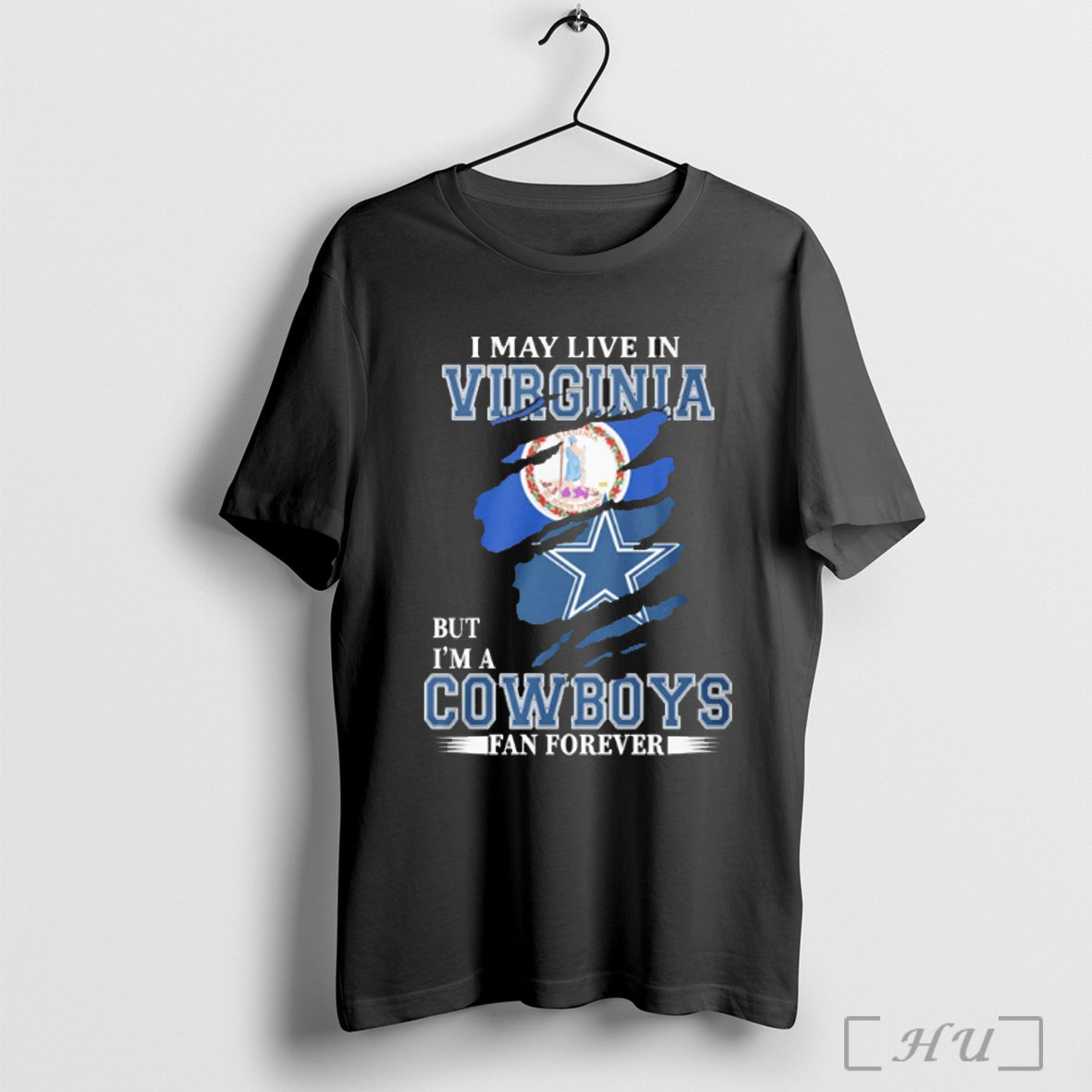 Officials I May Live In Virginia But Im A Dallas Cowboys Fan Forever T-Shirts, Hoodie, Sweatshirt | InkRitualCo.com