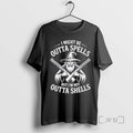 Officials I Might Be Outta Spells But Not Shells Wizard Hunter Premium T Shirts Sweater Hoodie, Sweatshirt | InkRitualCo.com