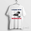 Officials I Stand With Minnesota Common Loon T-Shirts, Hoodie, Sweatshirt | InkRitualCo.com