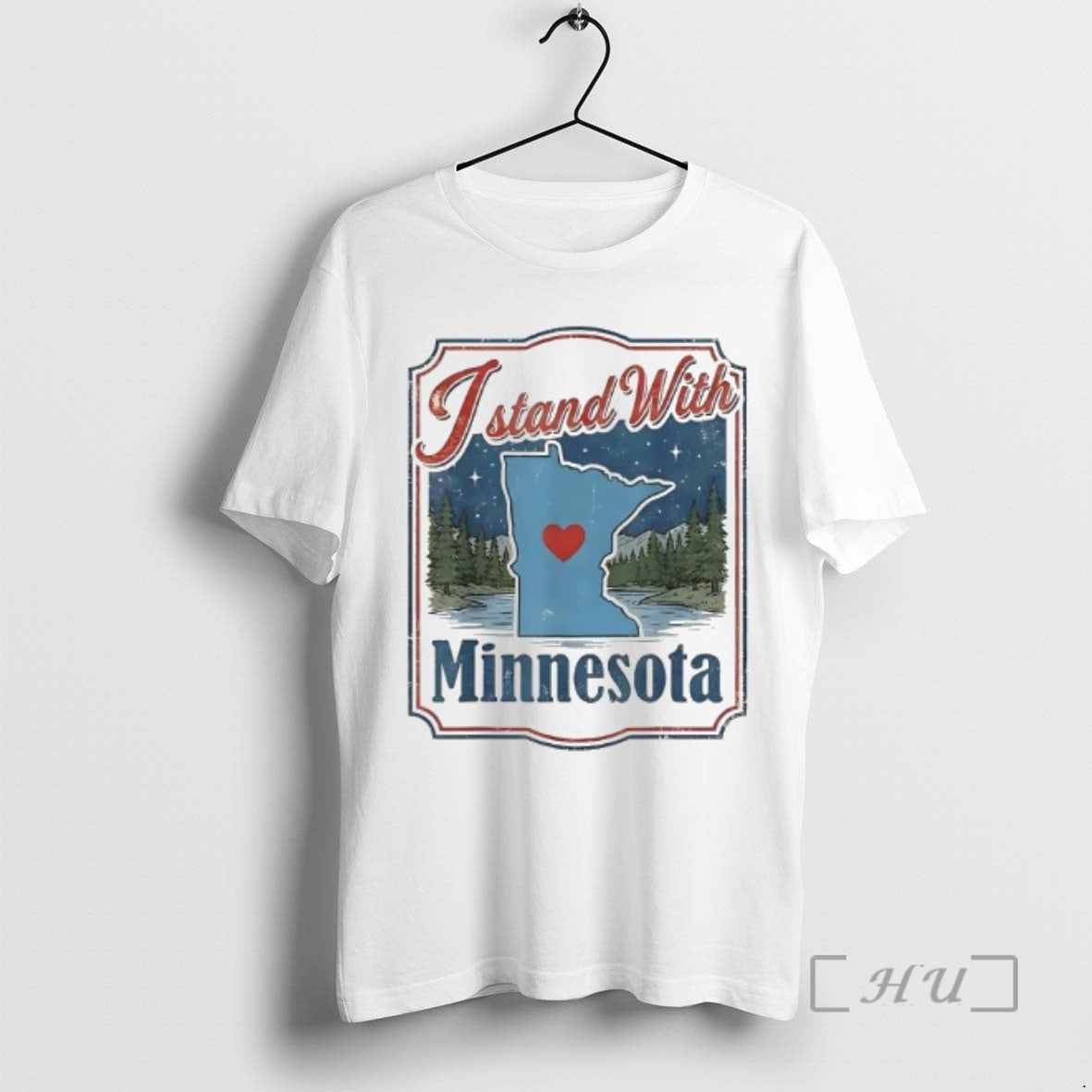 Officials I Stand With Minnesota Retro Map T-Shirts, Hoodie, Sweatshirt | InkRitualCo.com