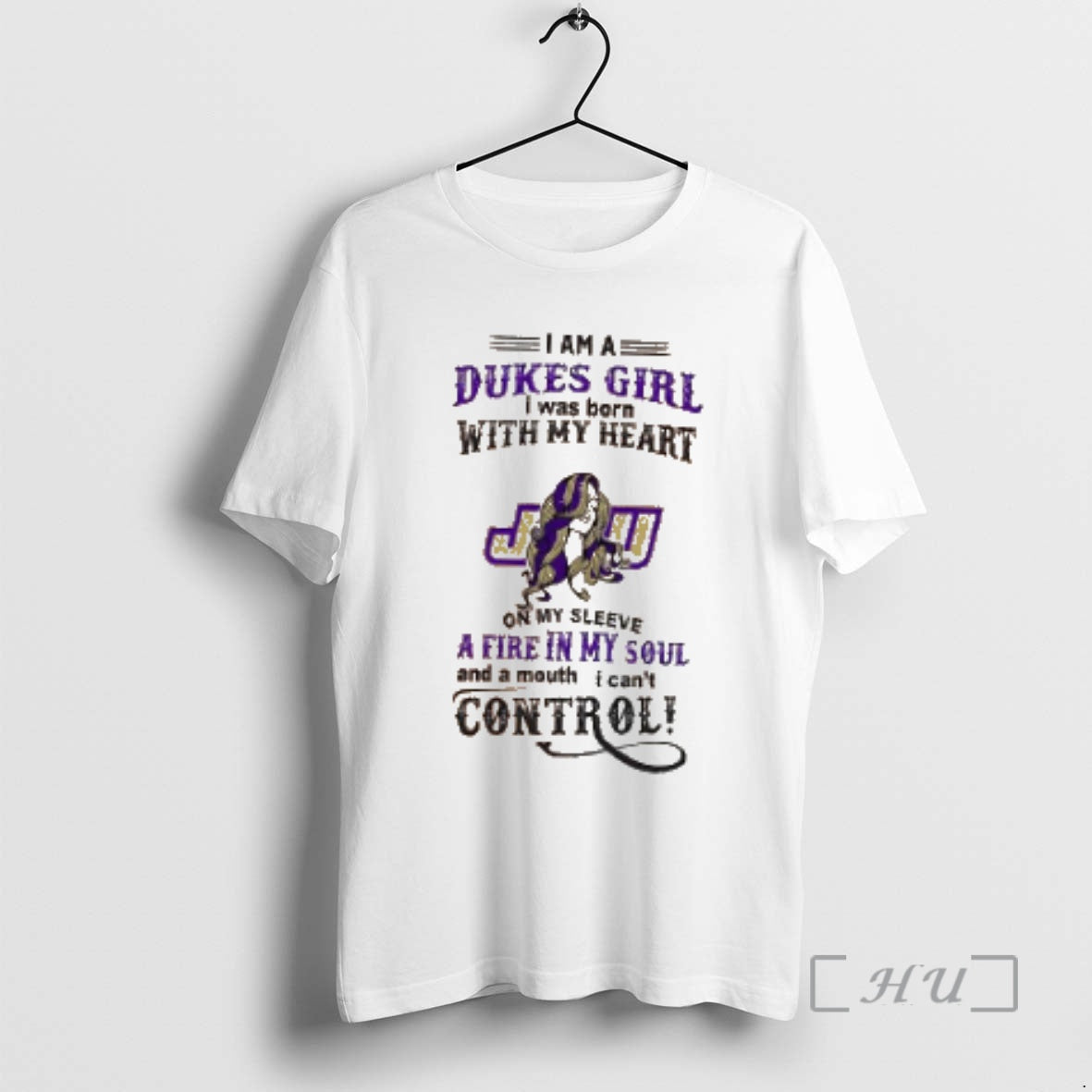 Officials I Am A James Madison Dukes Girl I Was Born With My Heart Two T-Shirts, Hoodie, Sweatshirt | InkRitualCo.com