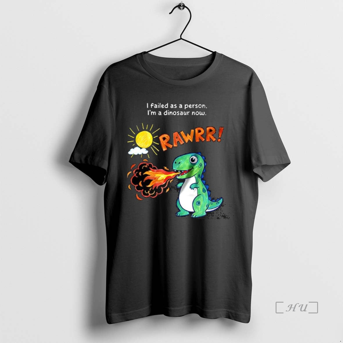 Officials I Failed As A Person Im A Dinosaur Now Rawrr Paint Premium T Shirts Hoodie, Sweatshirt | InkRitualCo.com