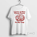 Officials I Love A Nice Warm Pussy In My Lap Cat Premium T Shirts Sweater Hoodie, Sweatshirt | InkRitualCo.com