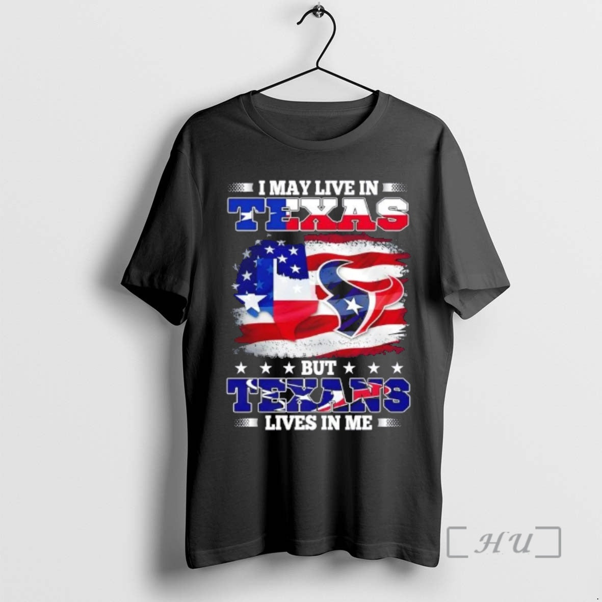 Officials I May Live In Texas But Houston Texans Lives In Me Us Flag Premium T-Shirts, Hoodie, Sweatshirt | InkRitualCo.com
