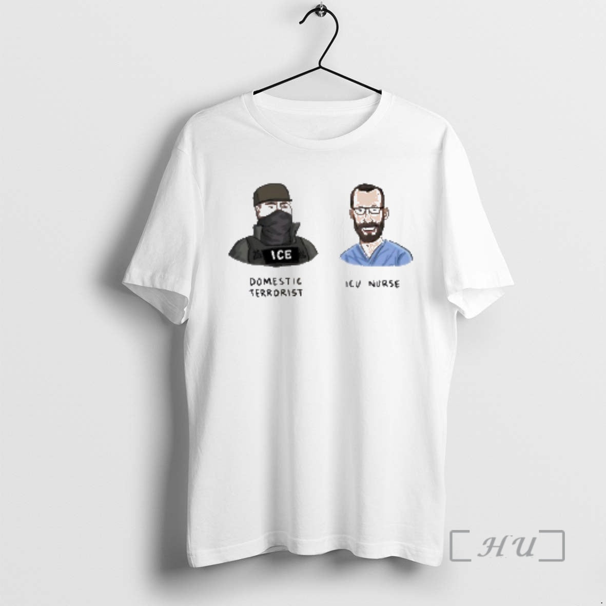 Officials Ice Domestic Terrorist Alex Pretti Icu Nurse T-Shirts, Hoodie, Sweatshirt | InkRitualCo.com