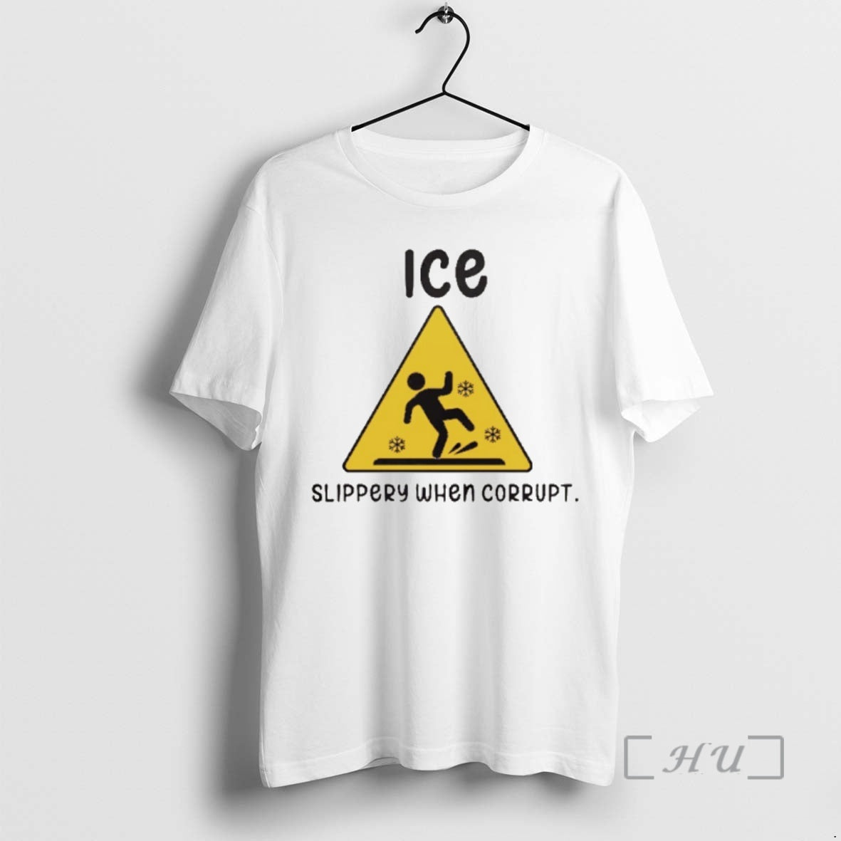 Officials Ice Sign Slippery When Corrupt T-Shirts, Hoodie, Sweatshirt | InkRitualCo.com