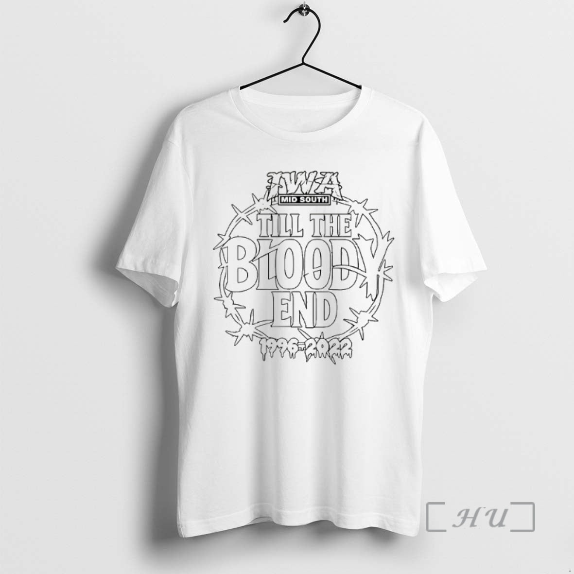 Officials Iwa Mid South Till The Bloody End 1996 2022 T-Shirts, Hoodie, Sweatshirt | InkRitualCo.com