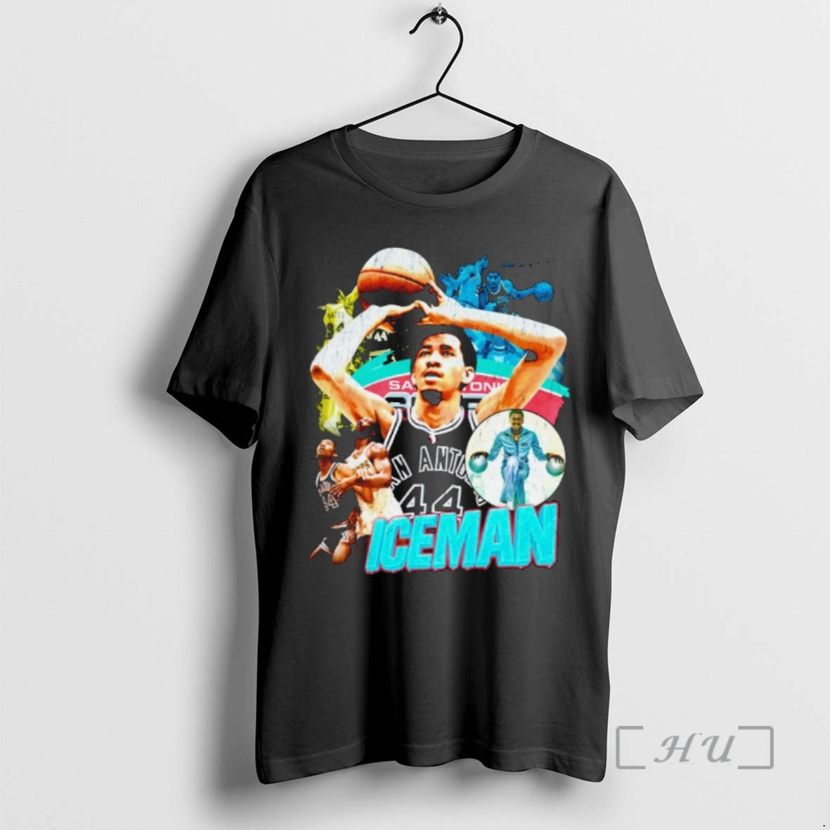 Officials Ice Man George Gervin San Antonio Spurs Nba Graphic T-Shirts, Hoodie, Sweatshirt | InkRitualCo.com