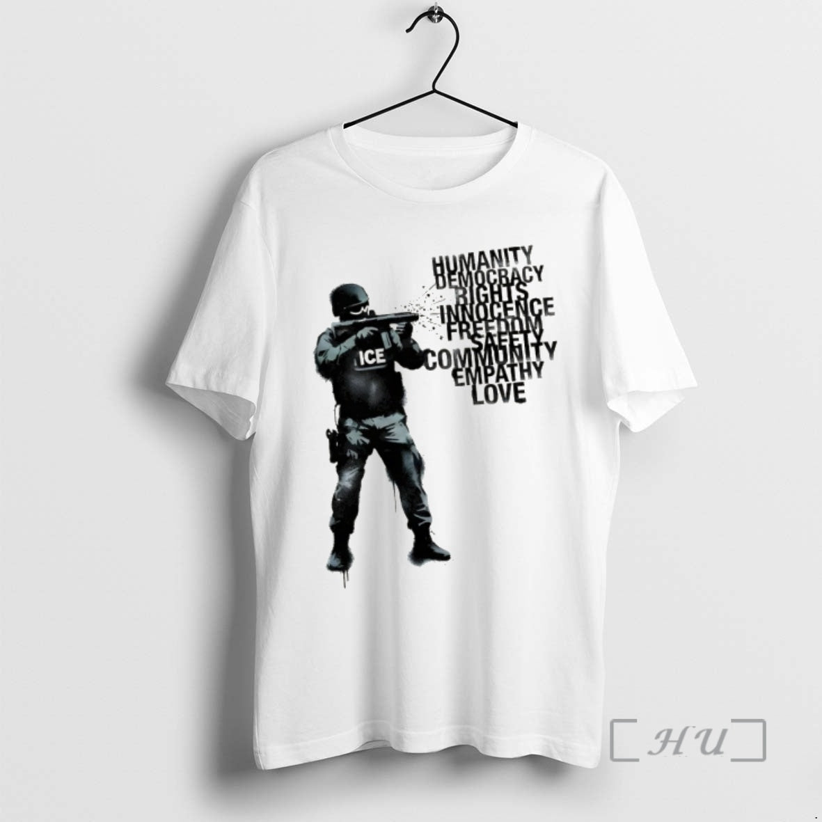 Ice Political Humanity Democracy Rights Innocence Freedom Safety T-Shirts, Hoodie, Sweatshirt | InkRitualCo.com