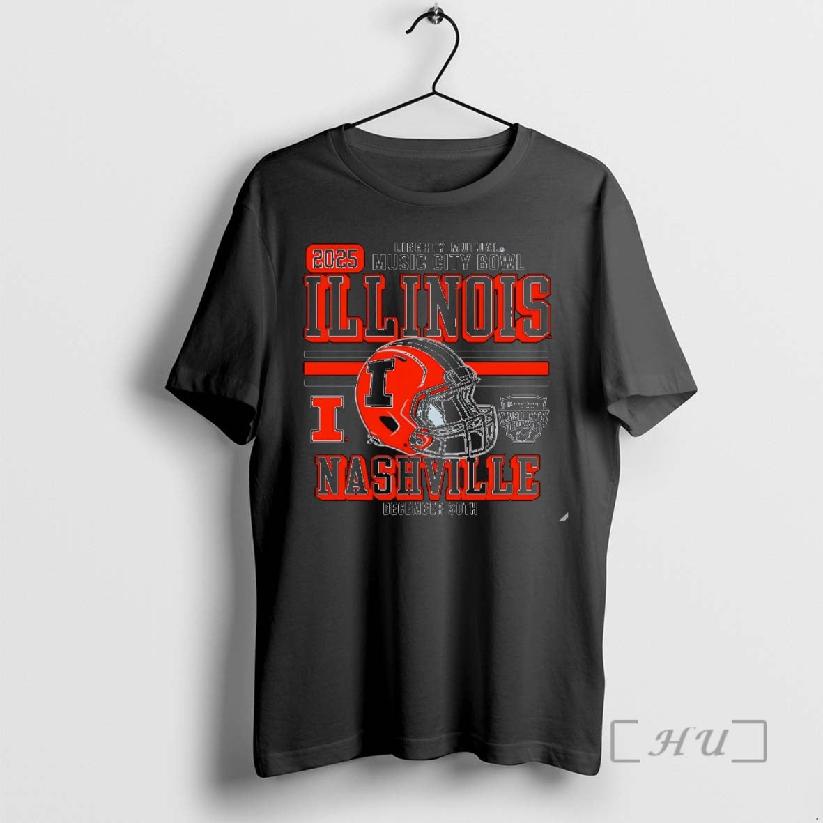 Officials Illinois Football 2025 Music City Bowl Helmet Christmas T-Shirts, Hoodie, Sweatshirt | InkRitualCo.com