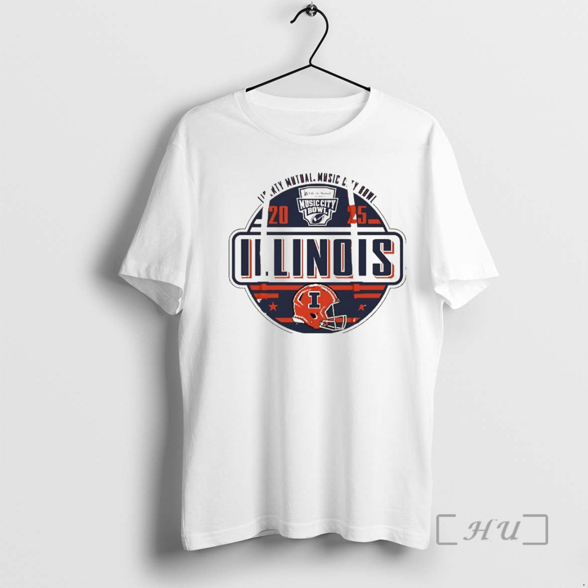 Officials Illinois Football 2025 Music City Bowl Logo Christmas T-Shirts, Hoodie, Sweatshirt | InkRitualCo.com