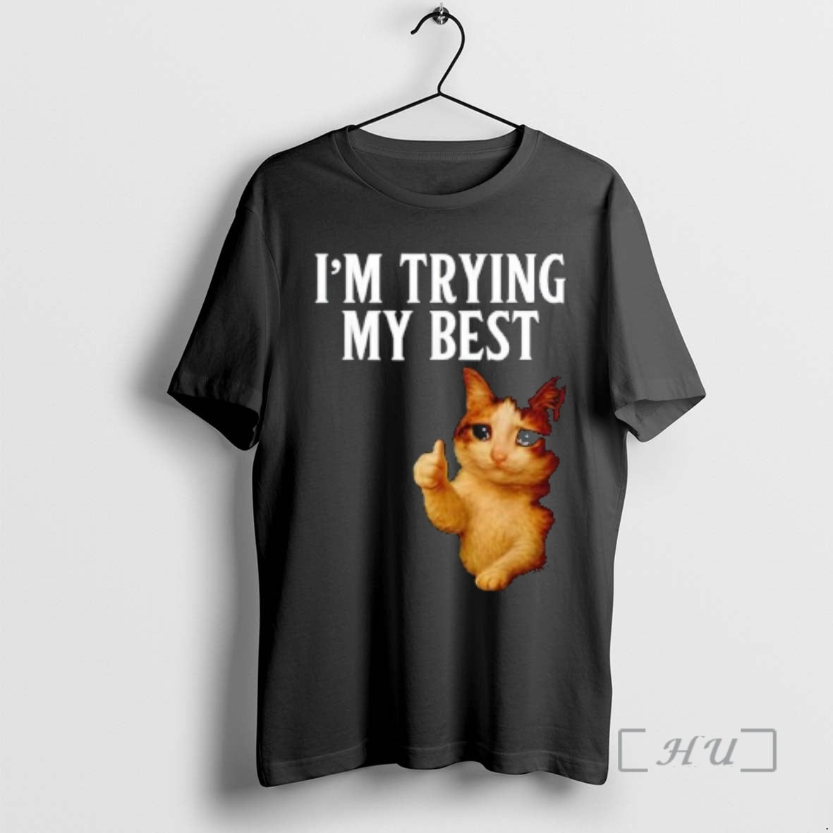 Officials Im Trying My Best Crying Cat Meme Funny T-Shirts, Hoodie, Sweatshirt | InkRitualCo.com