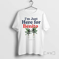Officials Im Just Here For The Benito Bowl Half Time Bad Bunny 2026 Premium T-Shirts, Hoodie, Sweatshirt | InkRitualCo.com