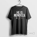 Officials Indiana Football He Is Mendoza Circle Black T-Shirts, Hoodie, Sweatshirt | InkRitualCo.com
